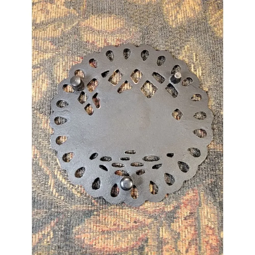 Cast Iron Rooster and Chicken Trivet- Set of 2